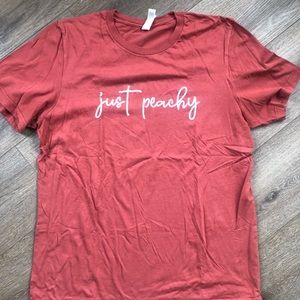 Just peachy tee
